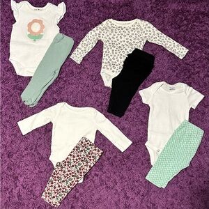 Baby Girl Newborn Outfit Bundle